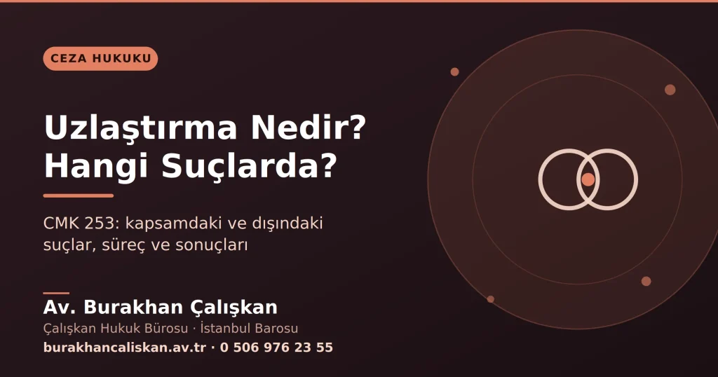 Uzlaştırma Nedir? Hangi Suçlarda Uygulanır?